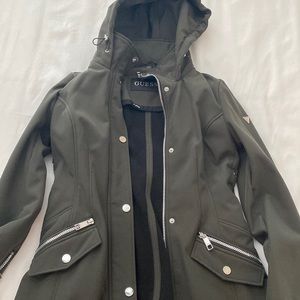 Guess rain coat